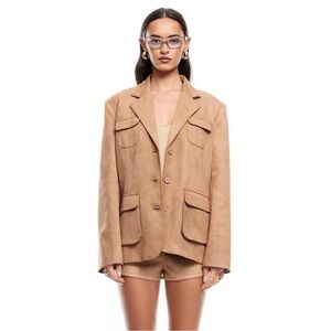 Lioness Faux suede Blazer